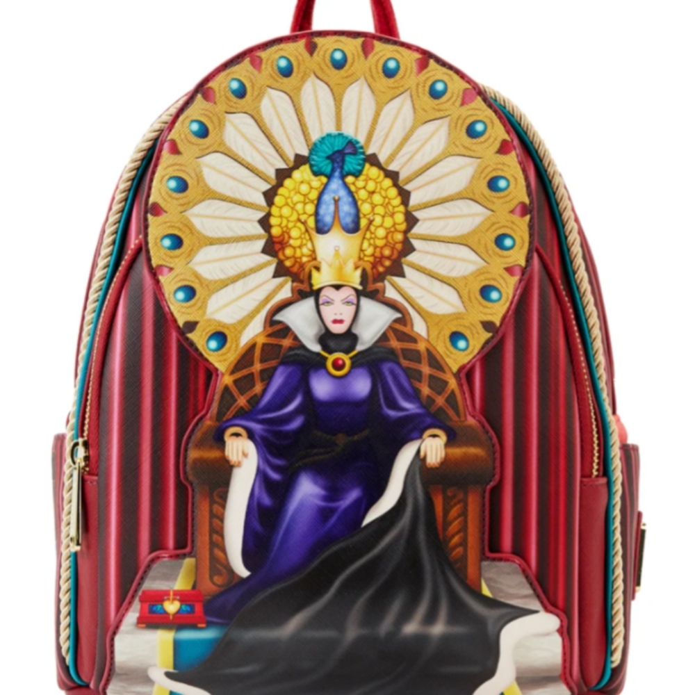 Loungefly Disney Snow White Evil Queen Throne Mini Backpack-BRAND NEW, W/TAGS